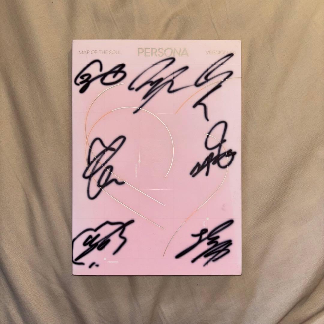 【BTS直筆サイン】MAP OF THE SOUL: PERSONA BTS Map Of The Soul : Persona Album Version.03 music cd album kpop