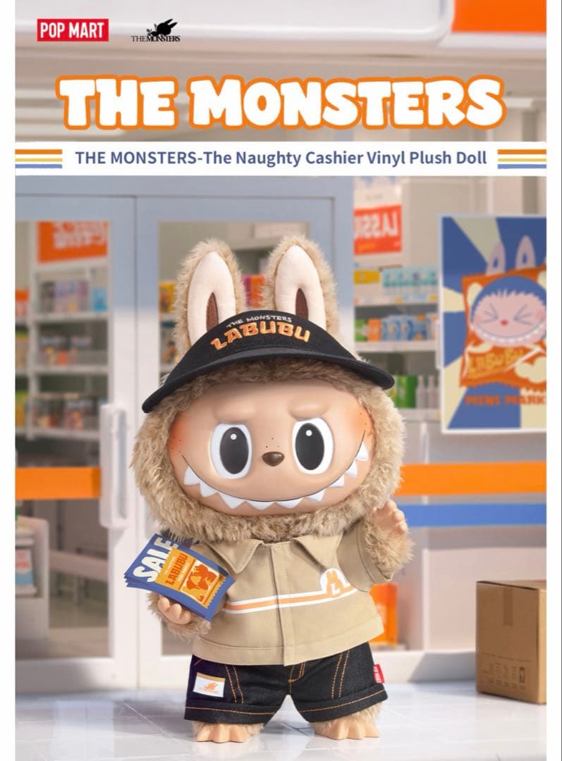 LABUBUラブブ The Naughty Cashierぬいぐるみ - メルカリ
