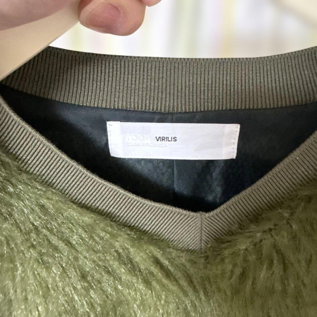 TOGA VIRILIS Fake fur jersey pullover - メルカリ