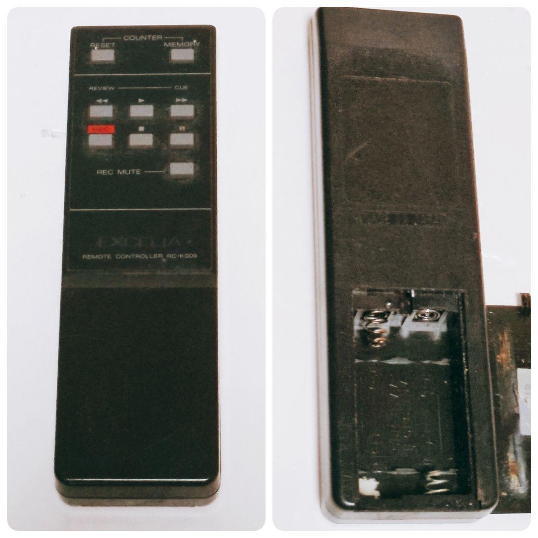 AIWA アイワ EXCELIA XK-007 カセットデッキ リモコン付き - メルカリ