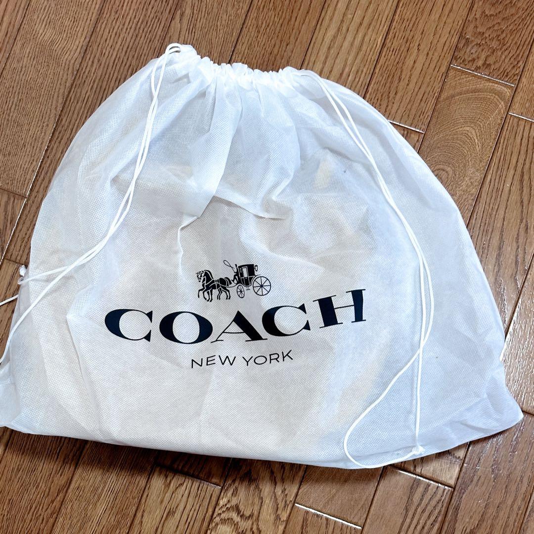 ひ*ん様 COACH フェイ ドローストリング トートバッグ カラー:タン