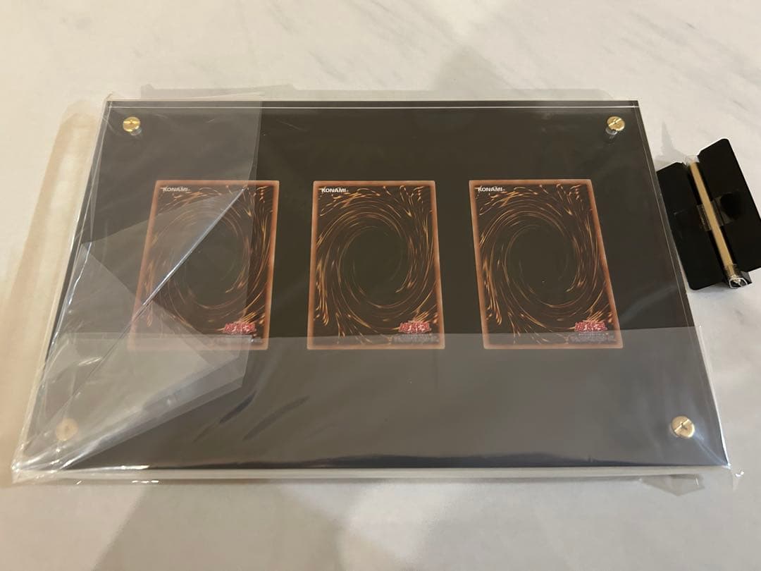 計2枚 海馬セット 青眼の白龍 シークレット 3枚セット 金属脚付属