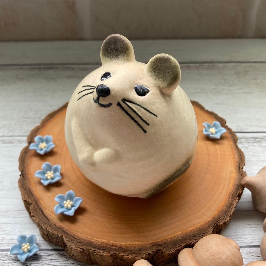 新品 リサラーソン 3匹のネズミ ねずみ せかほし 白 北欧 置物 lisa