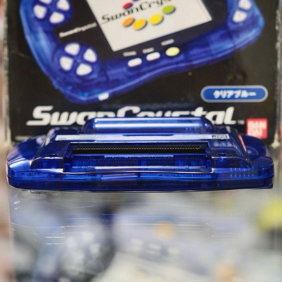 新品同様 スワンクリスタル本体 バンダイ ワンダースワンカラー クリア