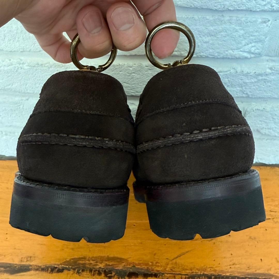 1度使用の極美品【Jalan Sriwijaya】4アイレット スエードモカシン