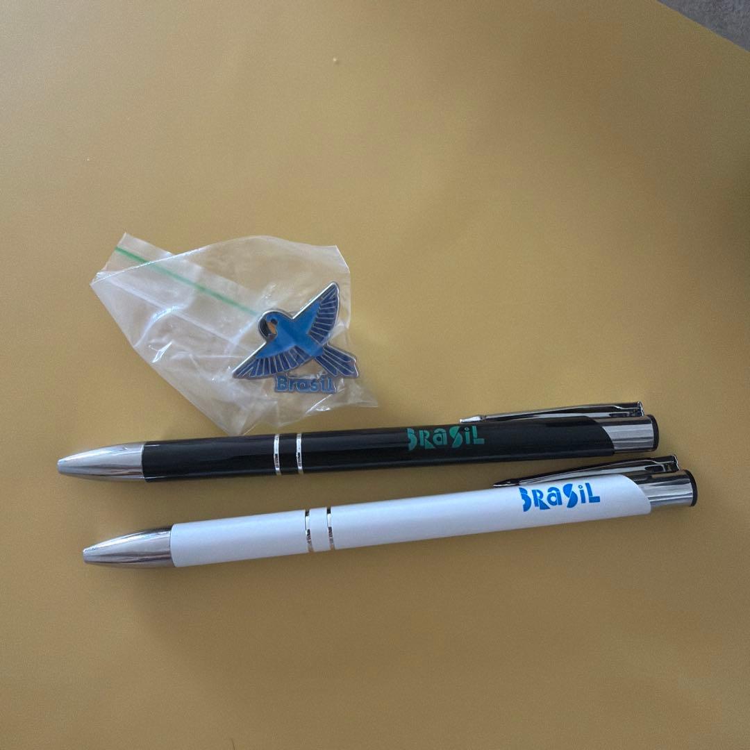 非売品レア大阪関西万博 EXPO 2025 ブラジルパビリオンピンバッジ青い