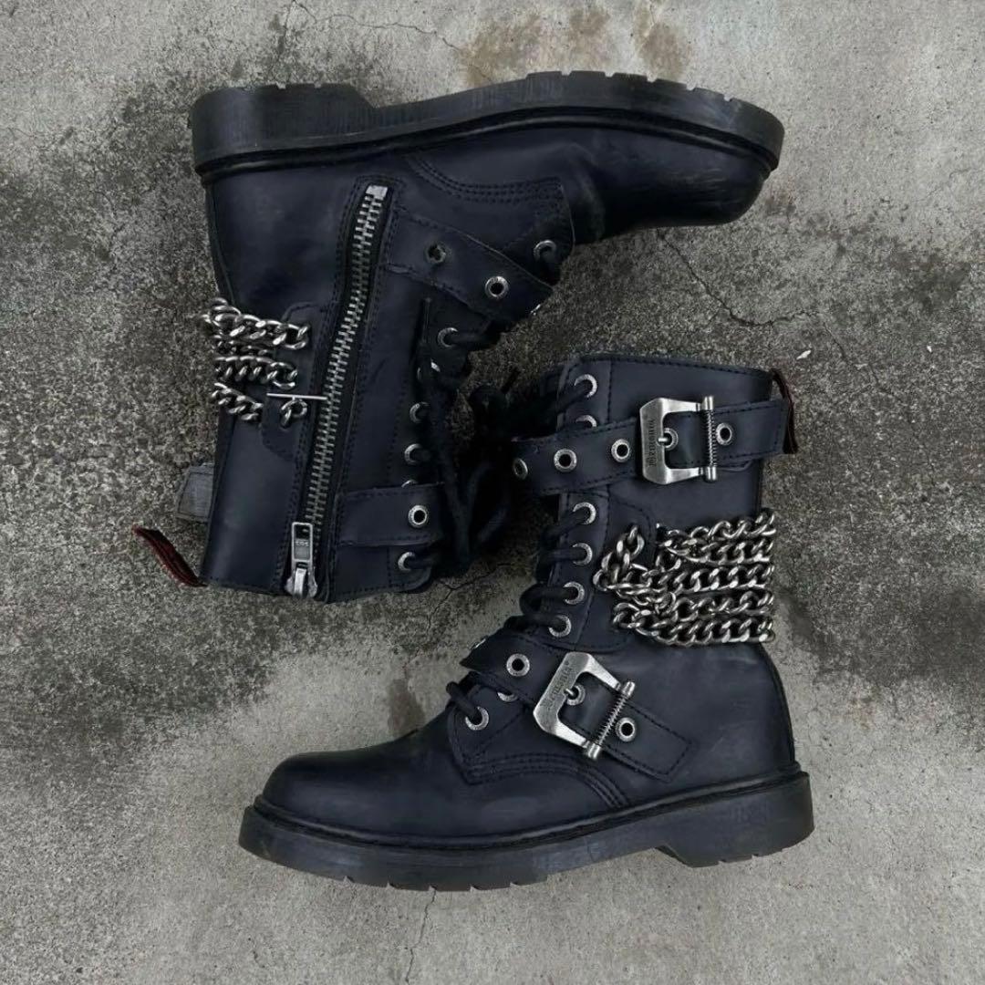 00s archive “鎖” chain engineer boots