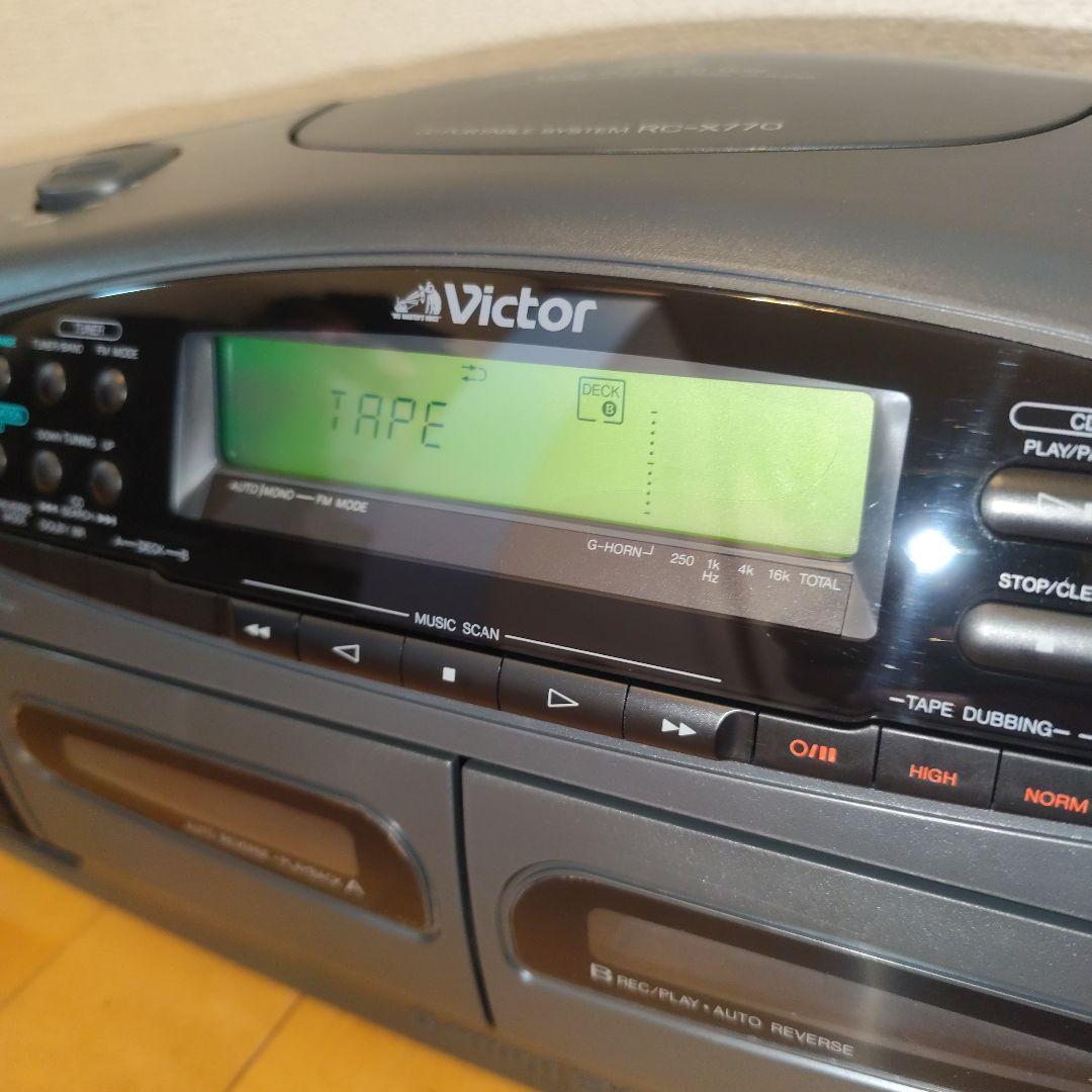 Victor RC-X770 CDラジカセ - メルカリ