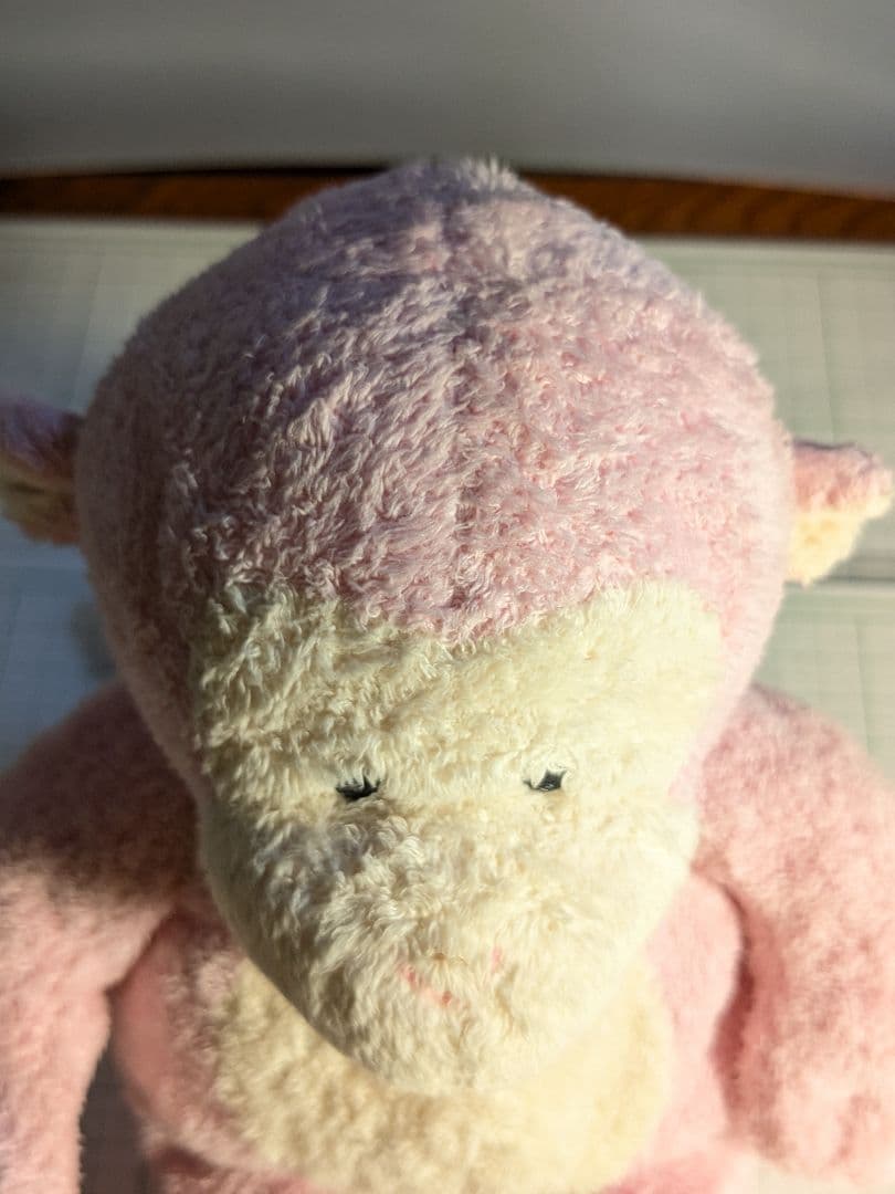 2006年公式 Ty プラフィーズ ベビーダングルズ ピンクモンキー ぬいぐるみ