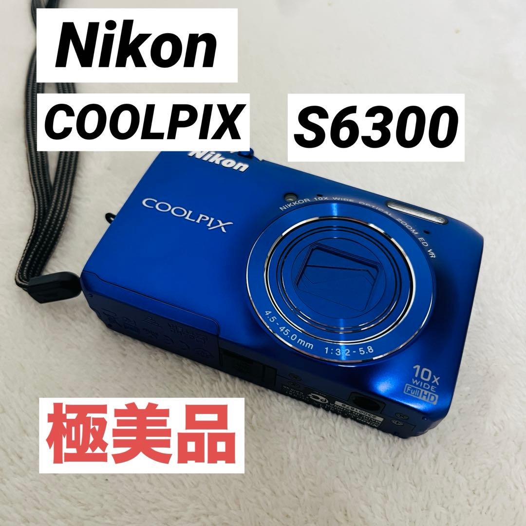 極美品　Nikon COOLPIX クールピクス S6300 ブルー デジカメ Amazon.com : Nikon COOLPIX S6300 16 MP Digital Camera with 10x