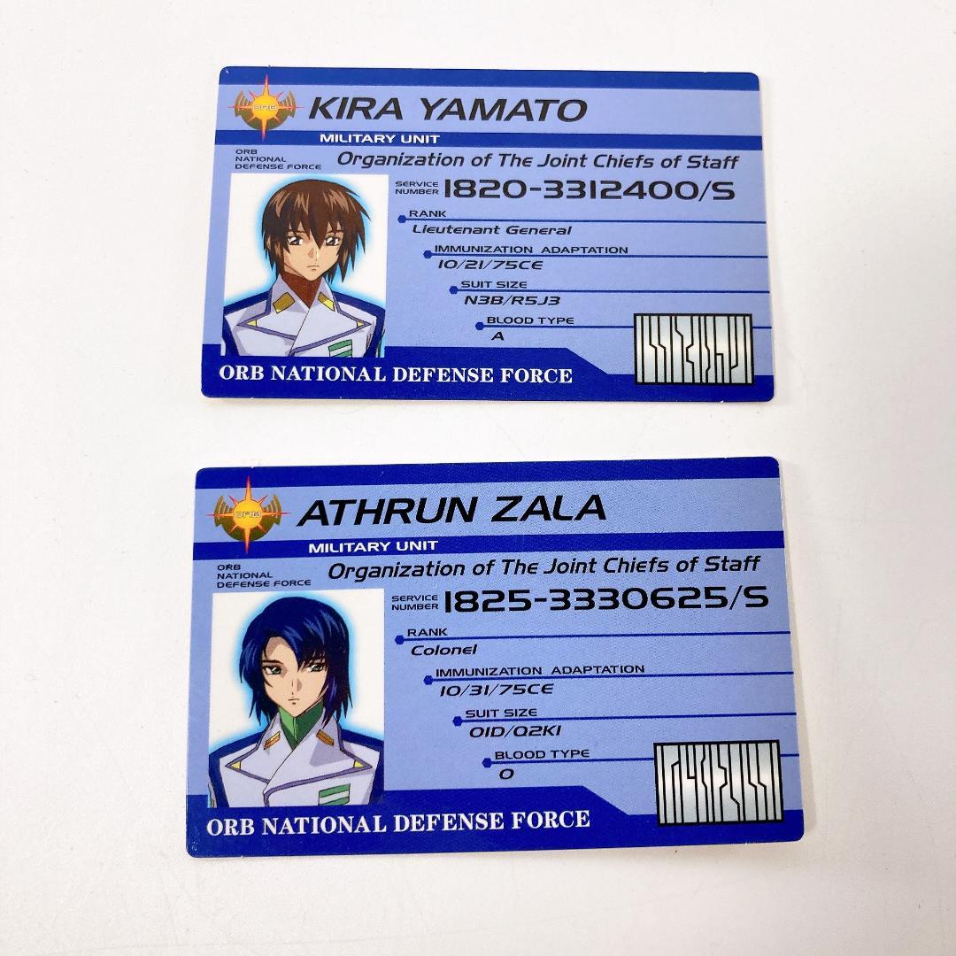 機動戦士ガンダム SEED DESTINY キャラクター ORB IDカード - メルカリ