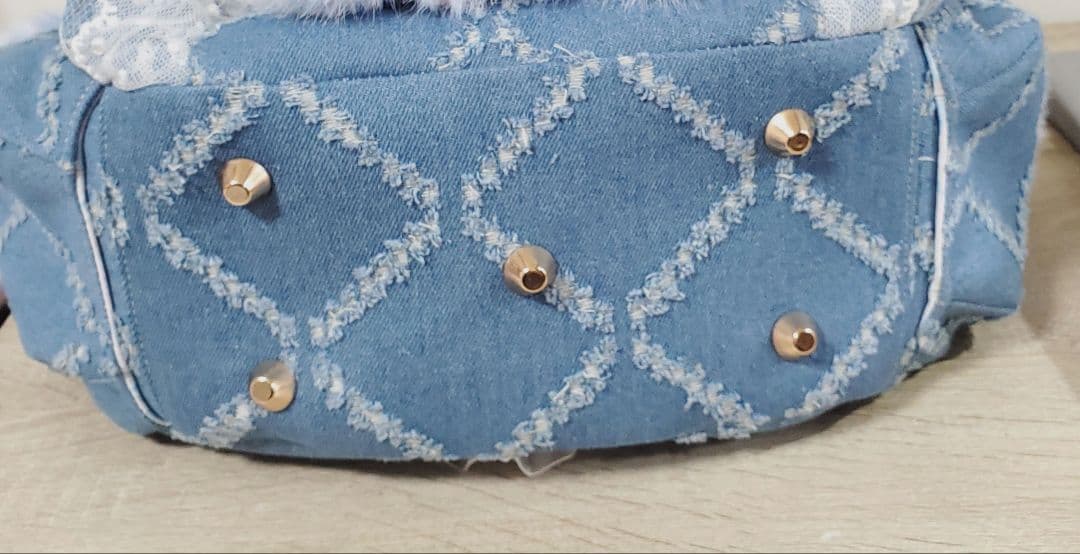 ハンドメイド サイドポケット付きトート バッグ コヤンイサムチョン