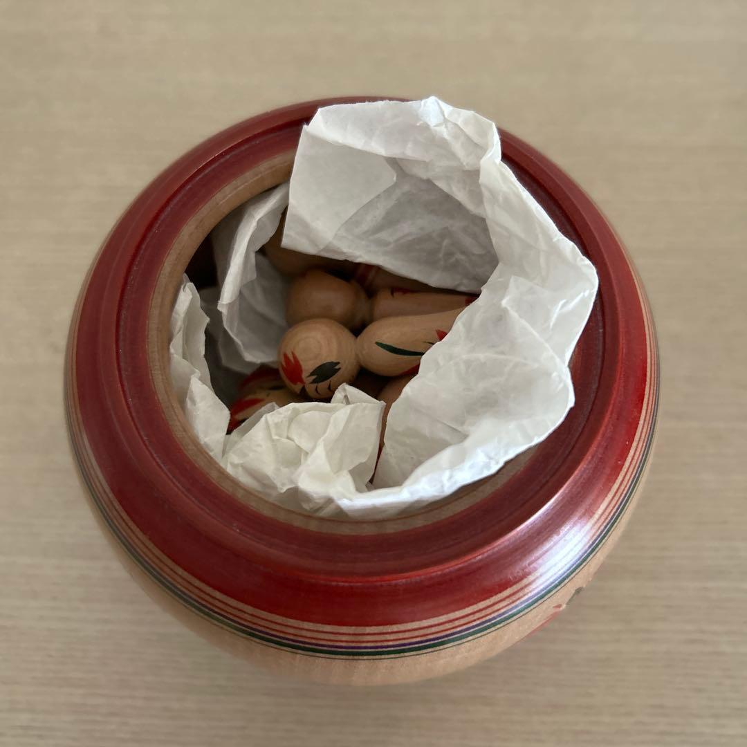 大沼秀顕工人 こけし【蓋付きえじこ】 - メルカリ