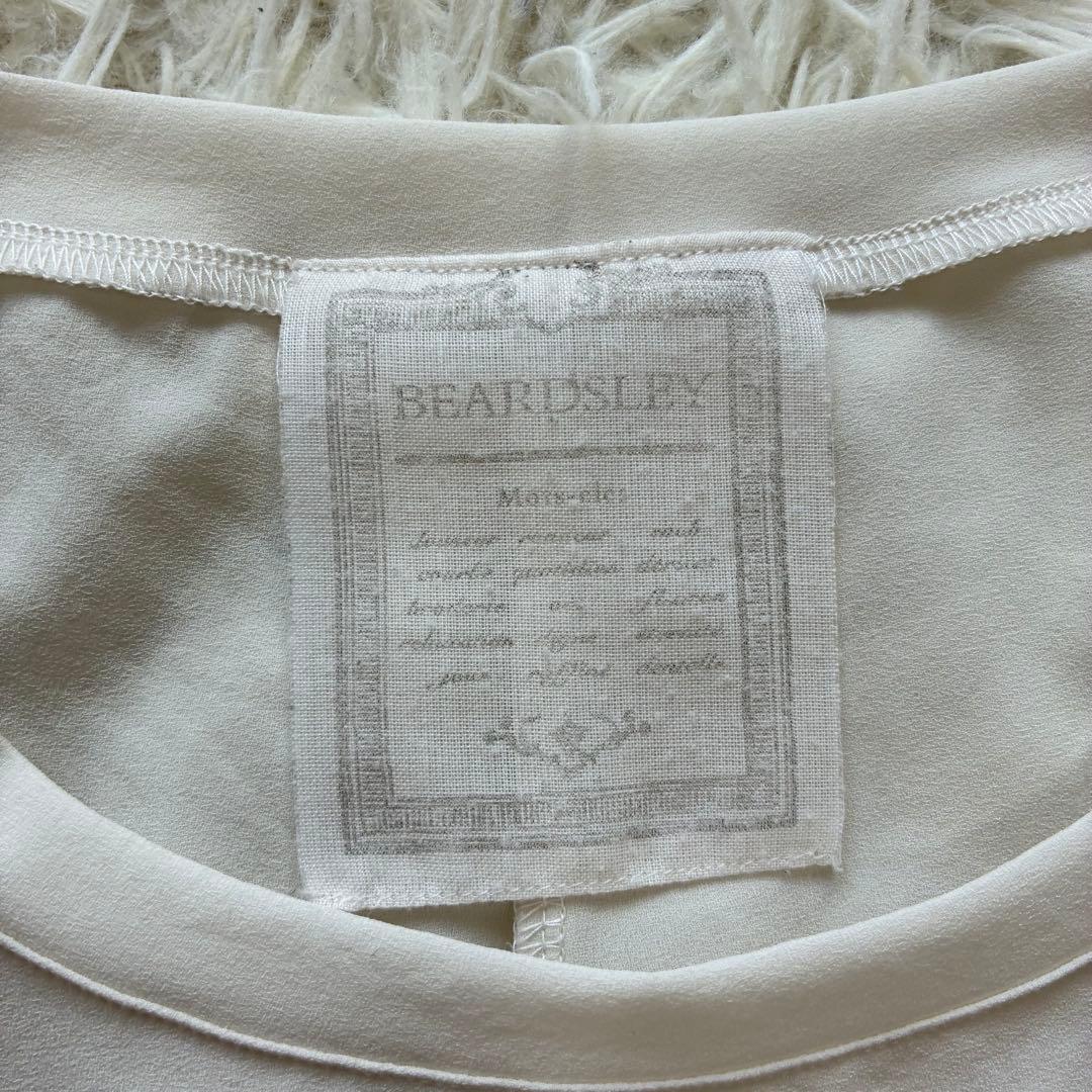 最終価格　BEARDSLEY 《LIVETART》後ろドレープ Tブラウス