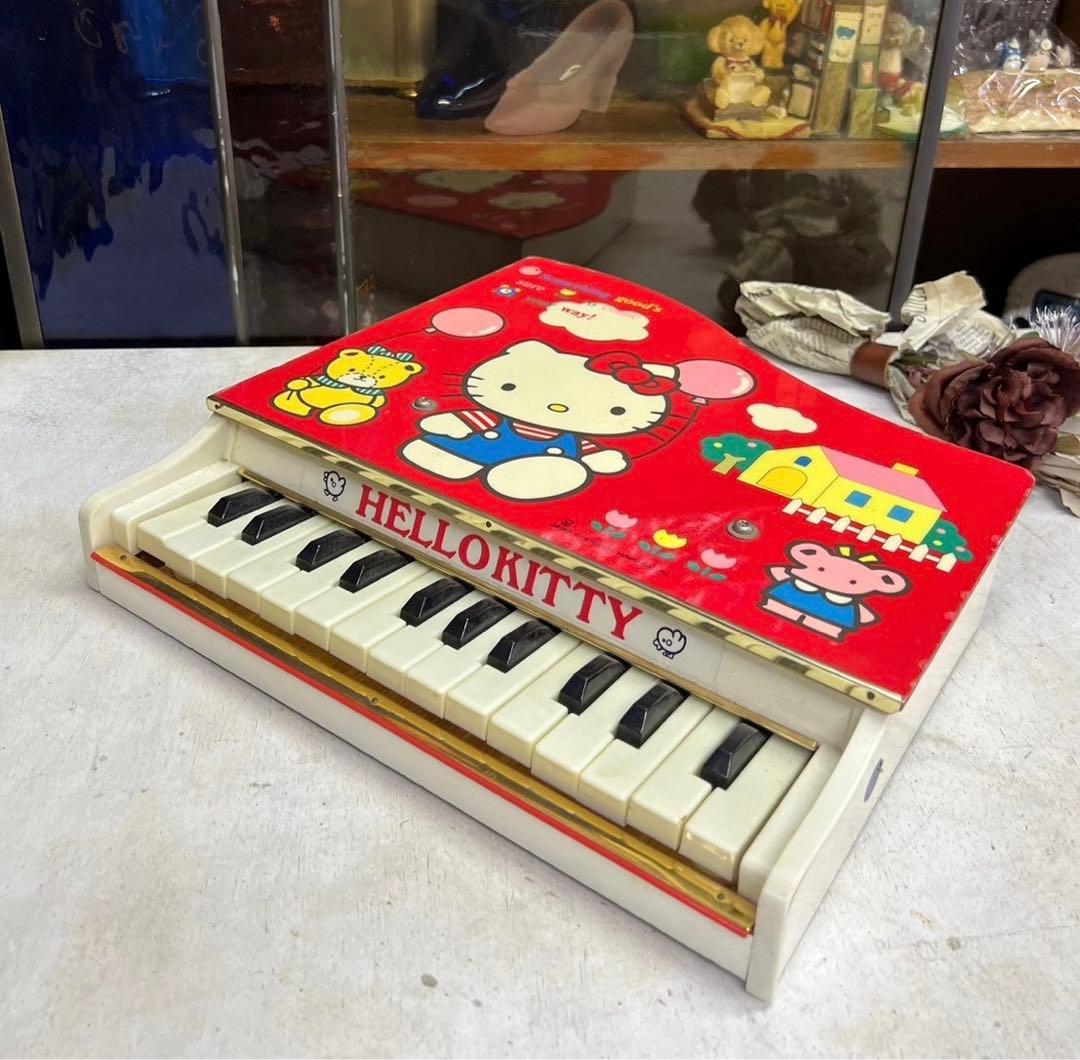 キティちゃん グランド ピアノ サンリオ インテリア 昭和レトロ 当時物