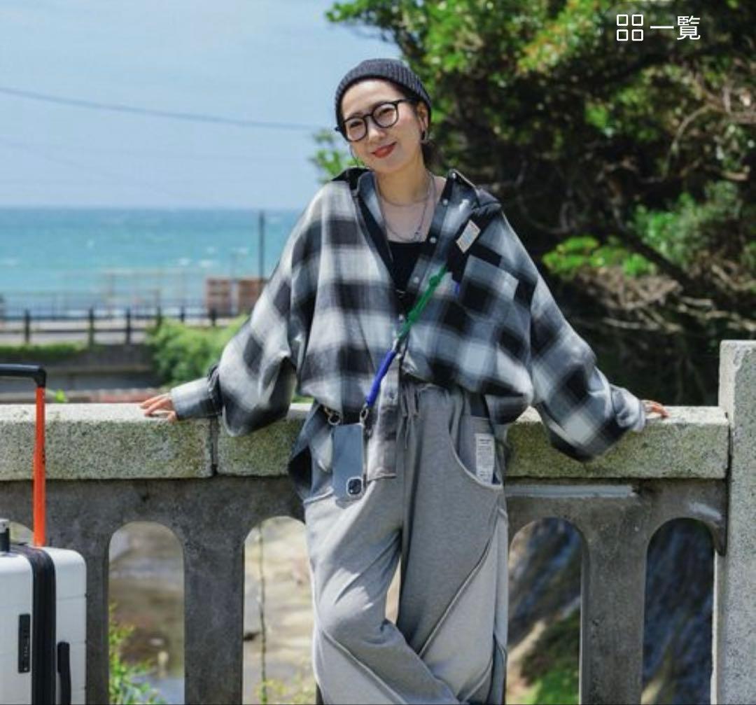 ニコアンド -be with M- Misayoカラフルチェックシャツ