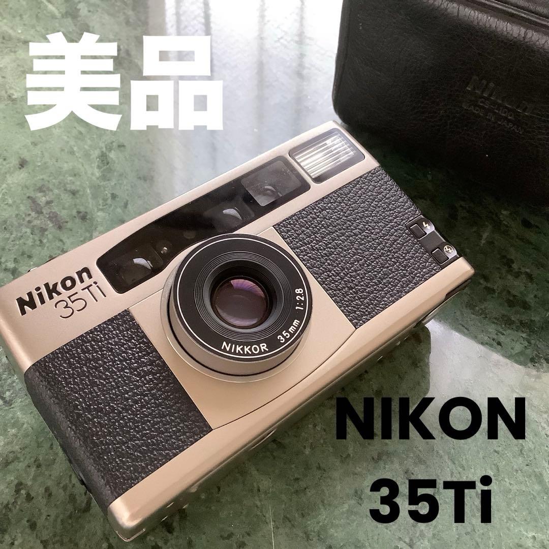 【完動品】Nikon ニコン 35Ti 35㎜コンパクトフィルムカメラ 初めての方も！】Nikon35Ti -使い方＆作例付き-