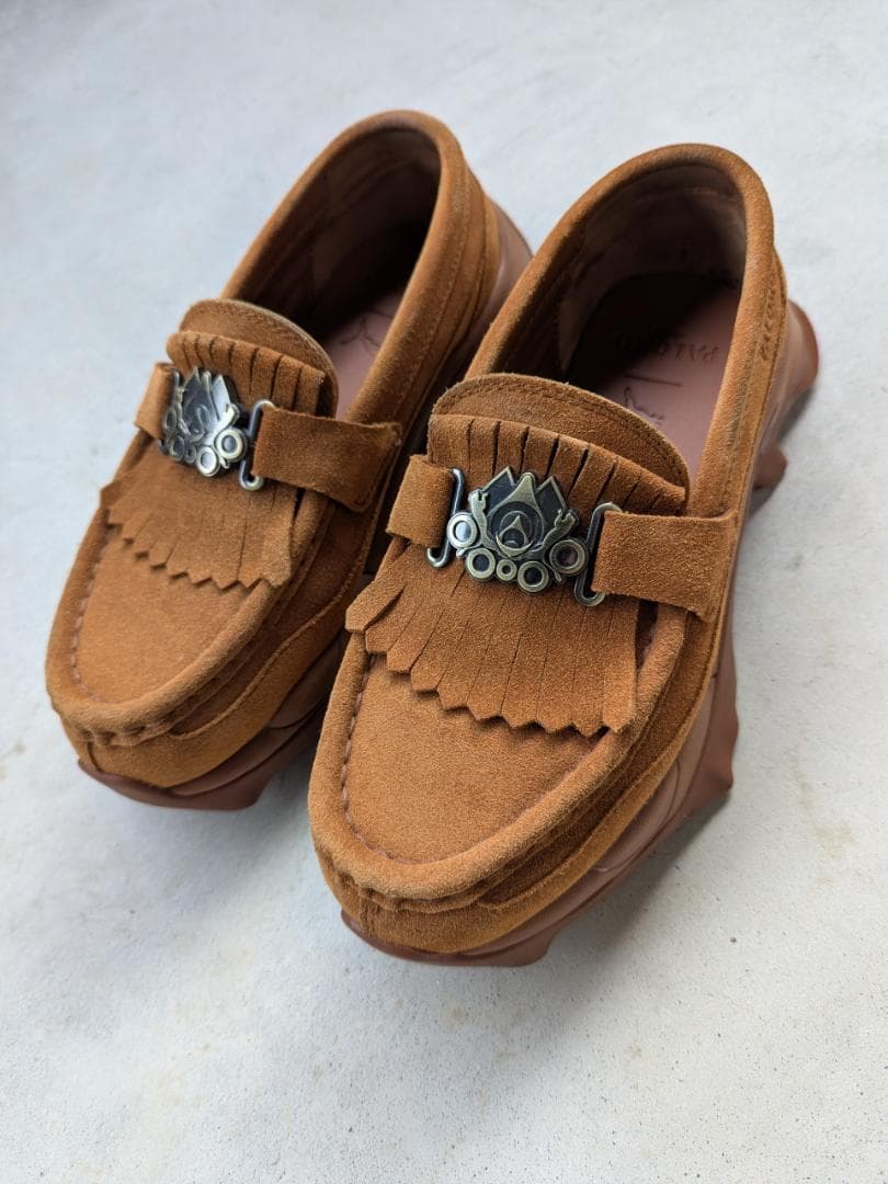 プーマ×パロモ ローファー ブラウン 24.5cm