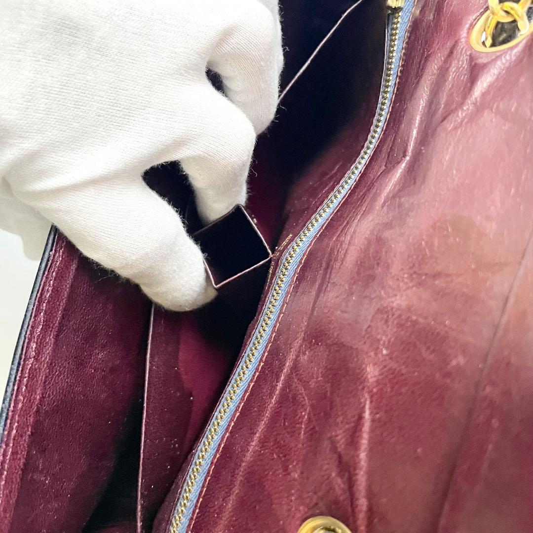 らら様専用シャネル マドモワゼル ラムスキン ターンロック チェーン