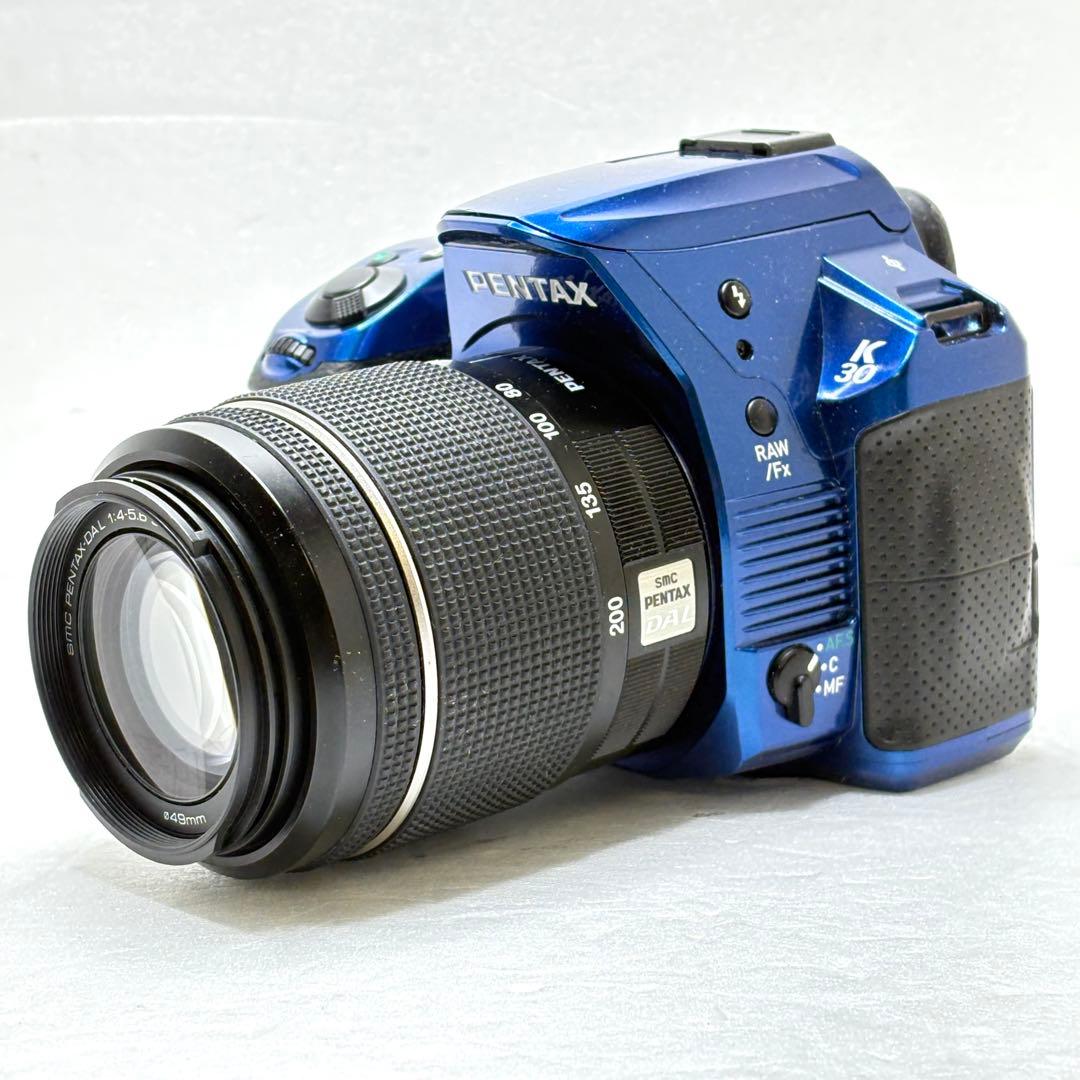 黒死病対策済】PENTAX K-30 クリスタルブルー 50-200mmズーム - メルカリ