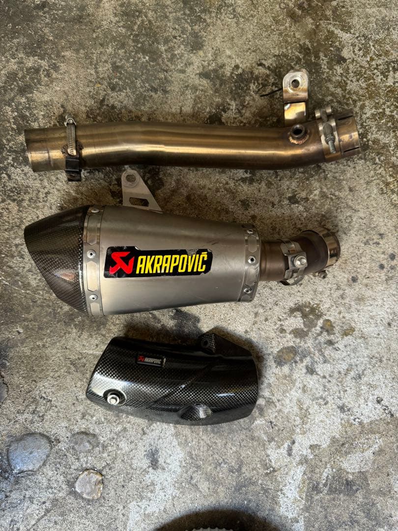 zx10r 11年モデル アクラポビッチマフラー スレート管アクラポヴィッチ