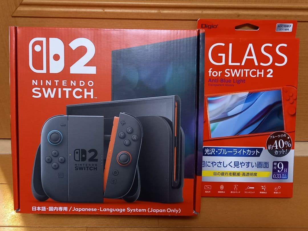 Nintendo Switch2 ニンテンドースイッチ2＋液晶カバー 新品未開封 Nintendo Switch 2 カバー PC クリア 透明 キラキラ グリッター 全2色