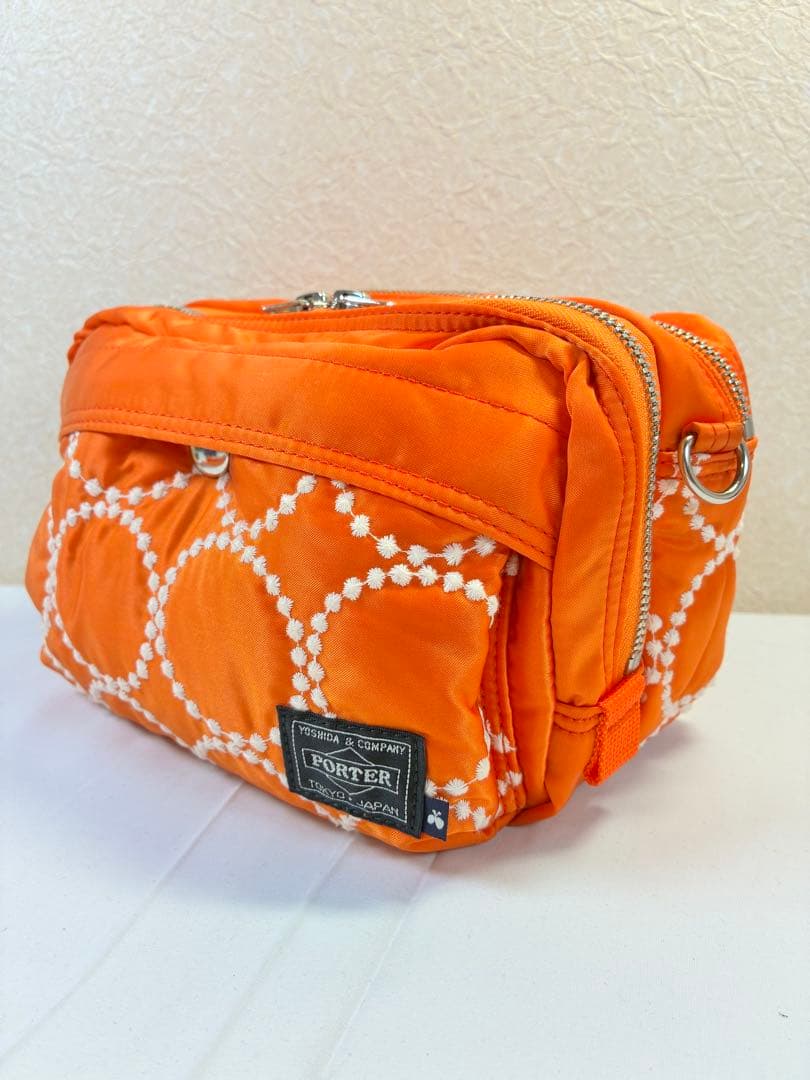 未使用級] PORTER ミナペルホネン コラボ タンバリン ショルダーバッグ