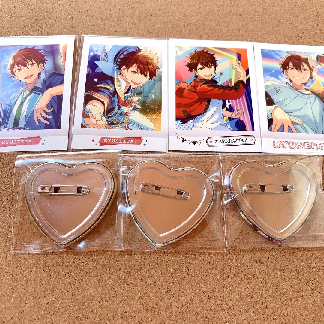 あんスタ 守沢千秋 セット とるパカ 缶バッジ ハート缶バッジ ぱしゃ