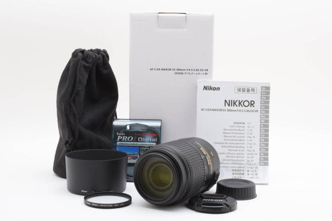★ニコン Nikon AF-S 55-300mm 4.5-5.6 G ED VR Nikon AF-S DX 55-300mm f/4.5-5.6G ED VR Photography Lense Camera