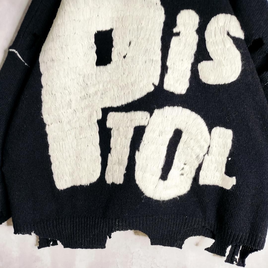 新品】セントマイケル × セックスピストルズ 22AW ニット ダメージ加工