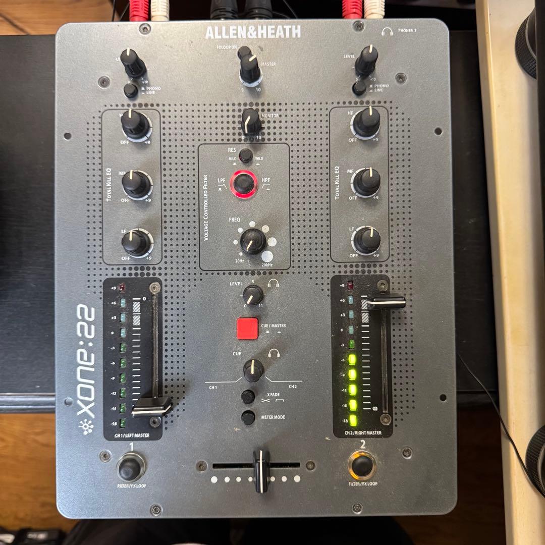 ALLEN & HEATH XONE:22 DJミキサー　ジャンク DJ機材 ALLEN&HEATH/DJミキサー/XONE:22 -DJ機材アナログレコード専門店OTAIRECORD