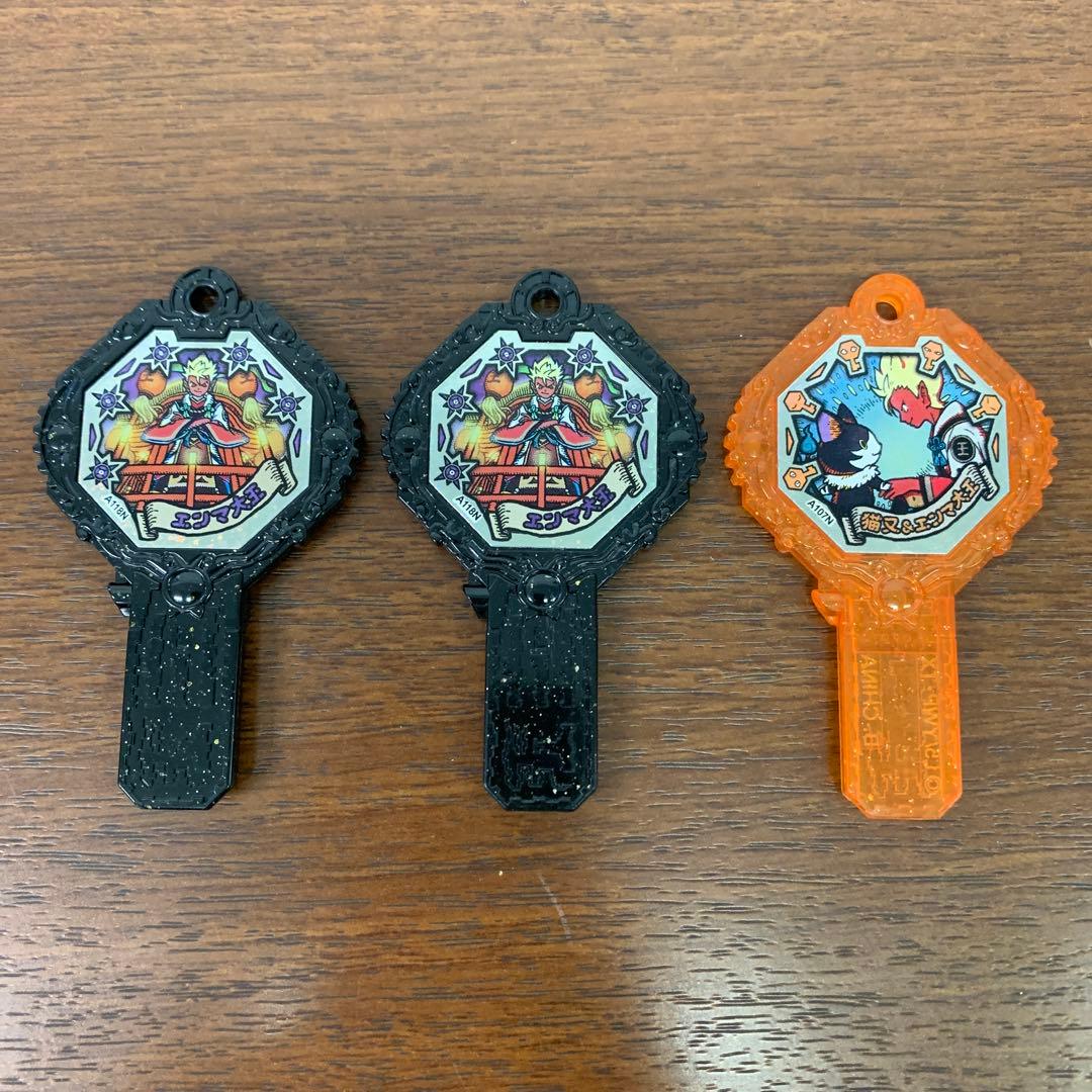 ➀ 妖怪ウォッチ 妖怪アーク 非売品 3種 エンマ大王×2種 猫又&エンマ