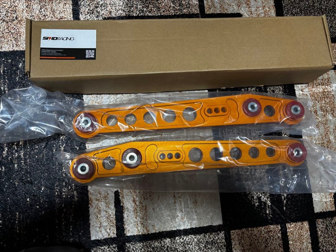 SKID RACING EK9 ロアアーム　スキッドレーシング　シビック 楽天市場】車検OKEK9 EK4 調整式 フロント アッパーアーム シビック