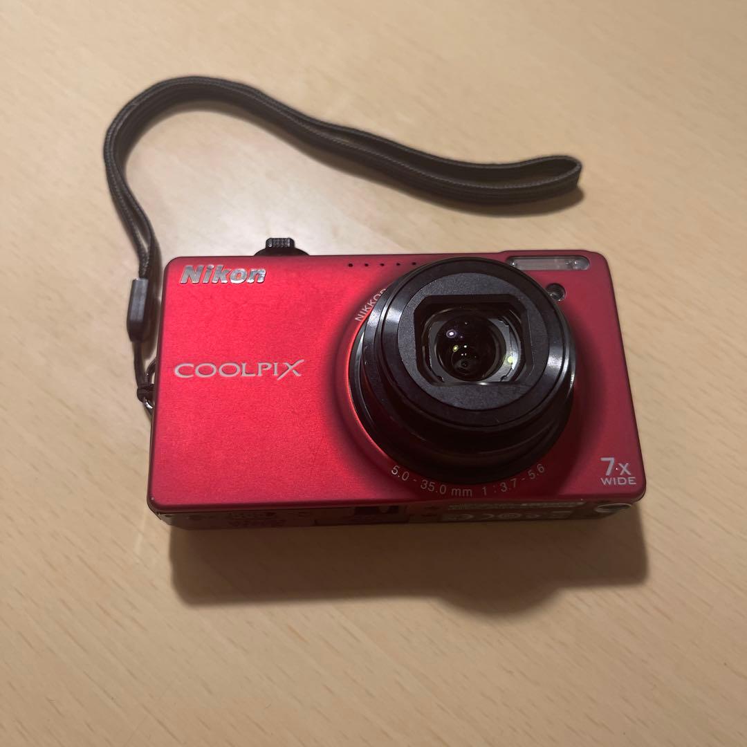 Nikon COOLPIX S6000 レッド 本体のみ - メルカリ
