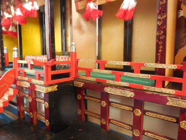 昭和レトロ 雛人形 御殿飾り 豊寿殿 雛飾り 雛祭り木製組み立て式 昭和