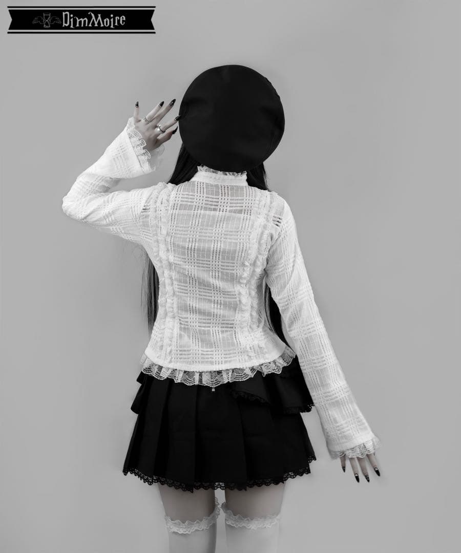 ディムモアール】荊棘リボンタイブラウス ホワイト 新品未使用
