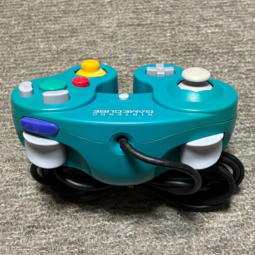 Nintendo ゲームキューブ コントローラー エメラルドブルー - メルカリ