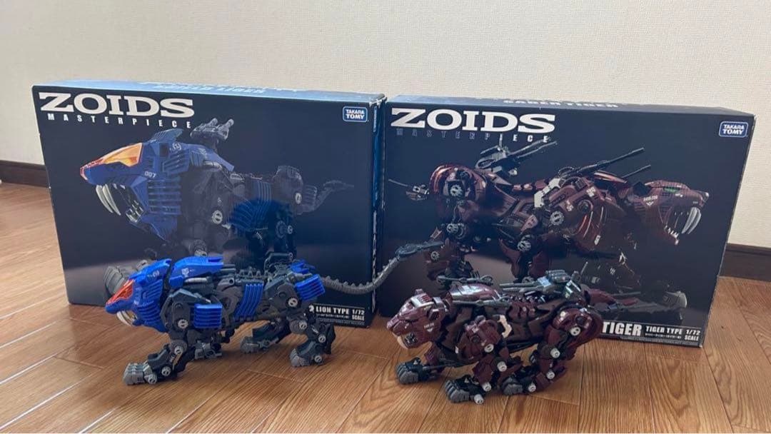 マスターピースゾイド【シールドライガー・セイバータイガー】 シールドライガーに対抗する帝国軍のライバル機！ マスターピースZOIDS