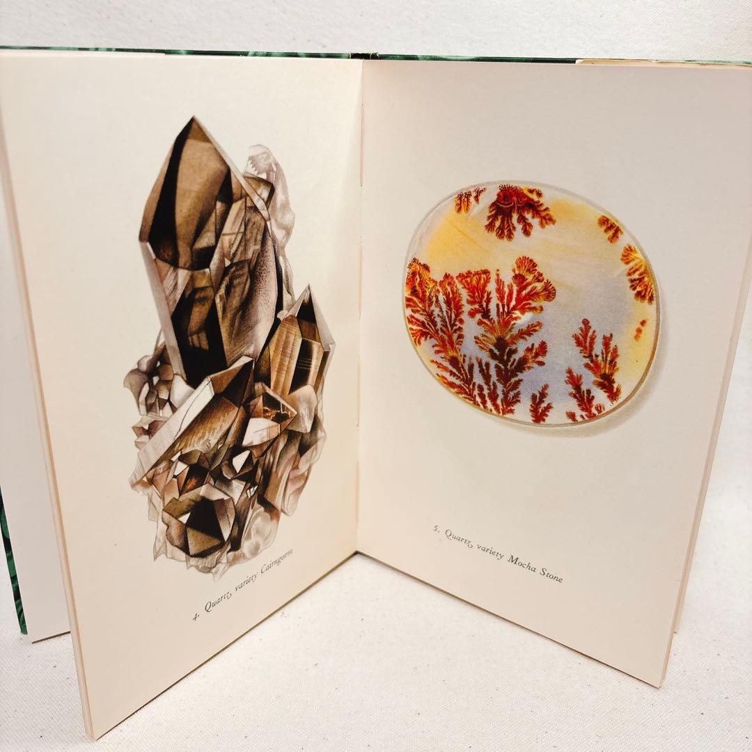 美しい鉱物画 ペンギン文庫 No.65 古書 鉱石 洋書 宝石 鉱物 1952年