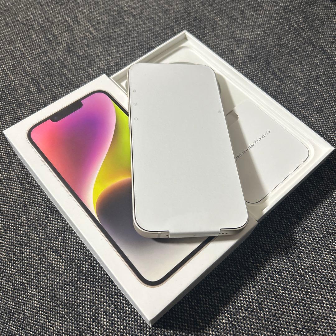 iPhone14 新品未使用 256GBホワイト SIMフリー スターライト 白 - メルカリ