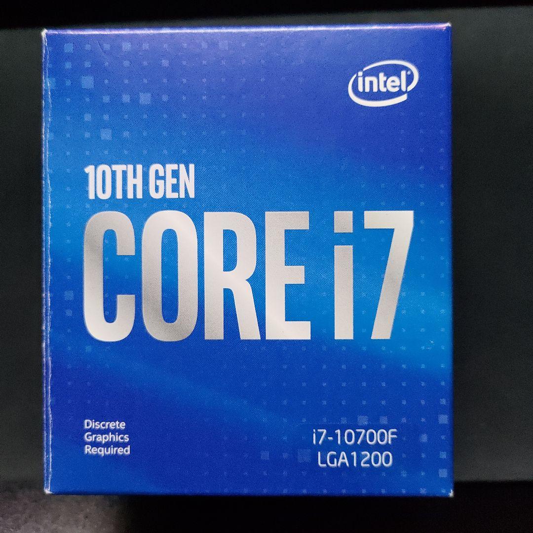 インテル Core i7 10700F BOX Intel Core i7-10700F Processor (4.8 GHz, 8 Cores, Socket LGA1200