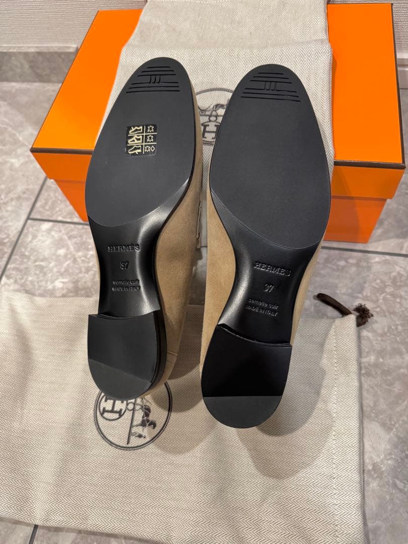 新品 エルメス パリ 37 ベージュアルジル - メルカリ