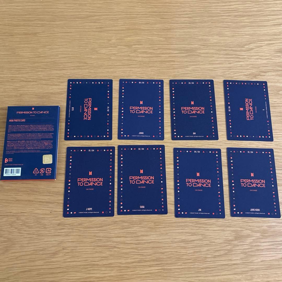BTS ミニフォトカード PERMISSION TO DANCE - メルカリ