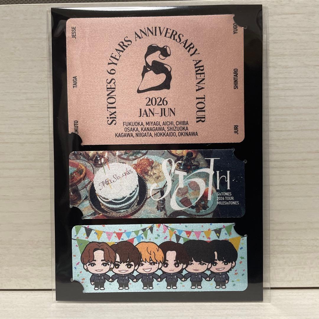 SixTONES MILESixTONES ツアーステッカー - メルカリ
