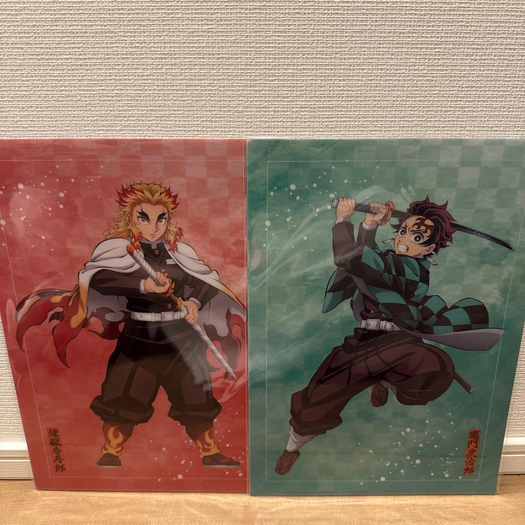 鬼滅の刃 クリアファイル 2枚セット×2 - メルカリ