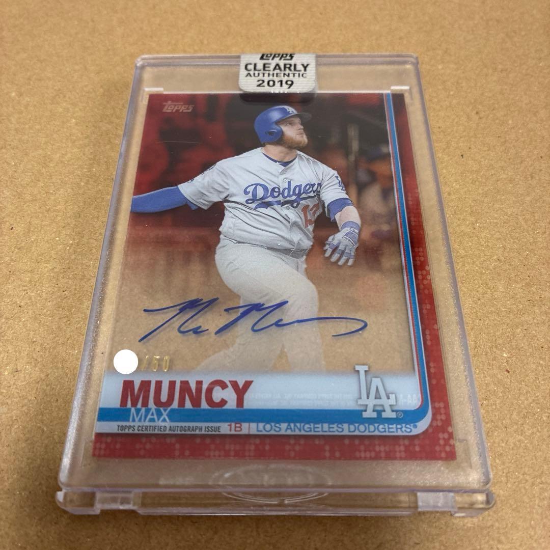 マックス・マンシー 直書き 直筆サインカード 50枚限定 2019 tops