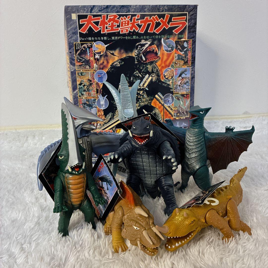 極美品】バンダイ 大映怪獣シリーズ 強いぞ!ガメラ 復活大結集BOX 全7