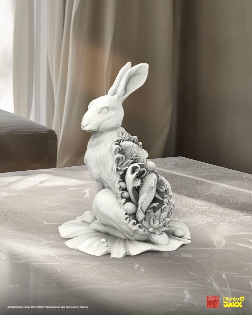 ウォーター・ラビット　水のような兎　スタチュー　フィギュア　アートトイ　限定