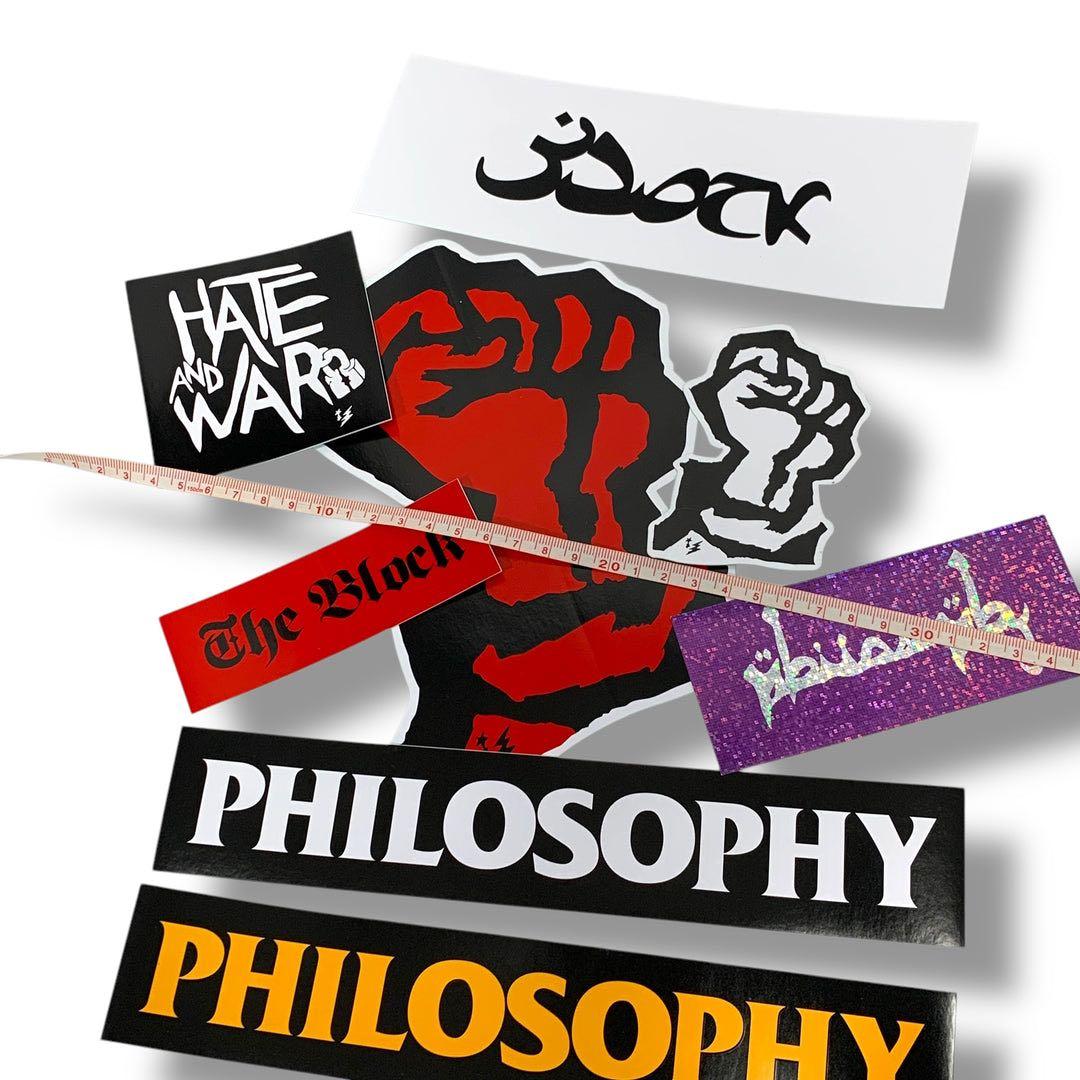 レア！WTAPS BLACK FLAG PHILOSOPHYステッカーセット - メルカリ