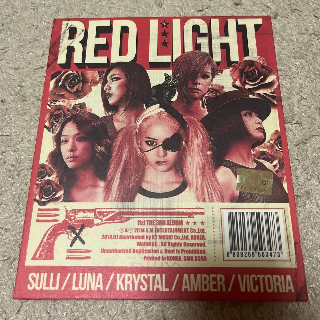 f(x) RED LIGHT 3rd Album トレカ＋ステッカー - メルカリ